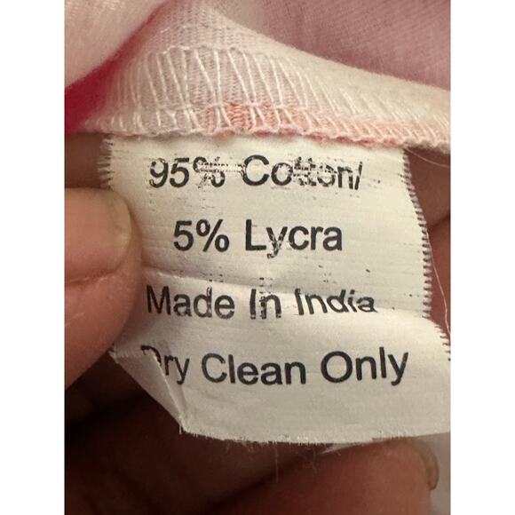 Sheridan French Embellished Short Sleeve Crew Neck Tiered Mini Dress Pink Small - Picture 8 of 9